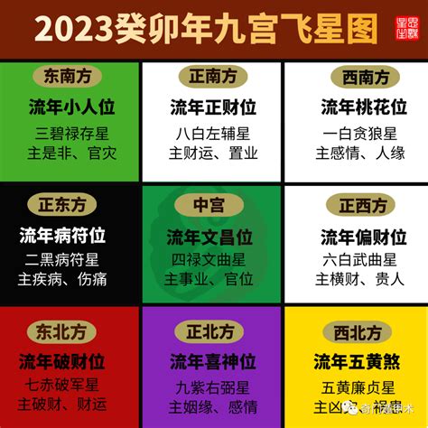 兔年九宮飛星圖|【玄來】2023癸卯兔年